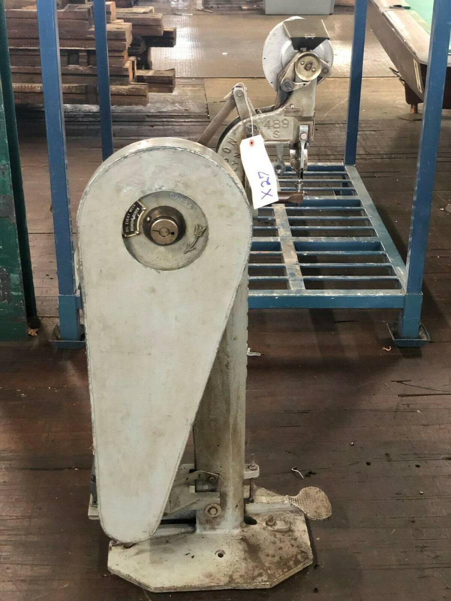 Stimpson Auto Feed Grommet Rivet Pedal Machine Whaling City Machine