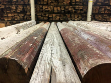 Load image into Gallery viewer, Reclaimed Wooden Columns (Heart Yellow Pine) - 50+ Available