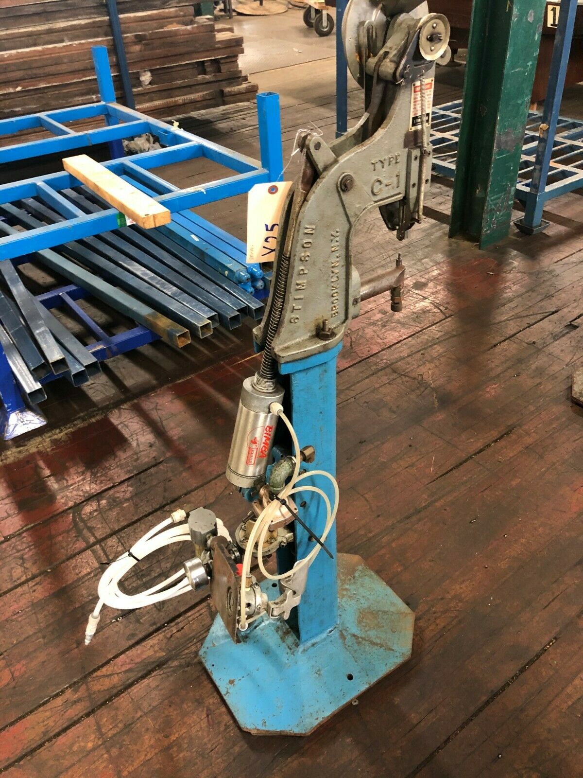 Stimpson R1 Foot Powered Rivet Machine - Norman Machine Tool